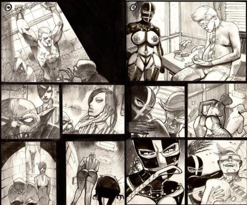 Simon Bisley - 2 Pages originales - Très sexy ! - 13 Coins - #6 | Catawiki