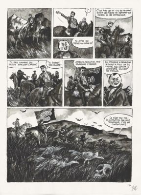 Hugues Micol & David B. - 1 Original page - Terre de Feu - 2008 | Catawiki