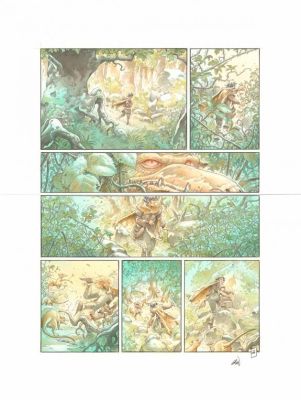 Grun | Planche originale n°66 - Les Hautes Herbes | Daniel Maghen