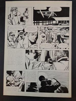 Micheluzzi, Attilio - 1 Original page - Johnny Focus: Waldheim Story | Catawiki