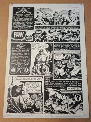 Pichard, George - 1 Original page - Blanche Epiphanie - La bête des Volcans