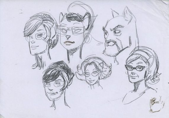 Guarnido, Juanjo - 1 Original preliminary drawing - Blacksad - Blacksad, Alma & autres personnages - 2021 | Catawiki