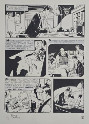 Saudelli, Franco - 1 Original page - Dylan Dogn. 309 - L’autopsia | Catawiki