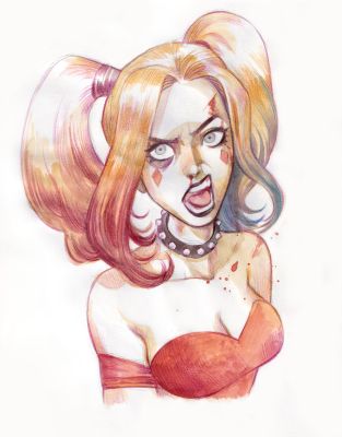 Miki Montlló - Bleeding Harley Quinn