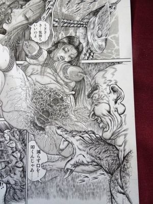 HIROSHI TATSUMI ( 1935-2015) - 1 Original drawing - Forbidden Mature Woman - Original Sheet 38 x 27 cm - 2000 | Catawiki
