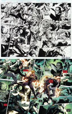 Perkins, Mike - Iron Fist #77 p.14 & 15 | Comic Book Art Gallery