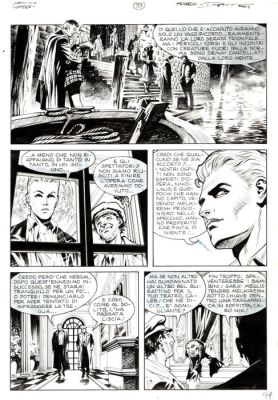 Dotti, Maurizio - 2 Original page - Dampyr #54 - "Il teatro dei passi perduti" - 2004 | Catawiki