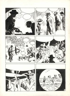 Jordi Bernet | Planche originale n° 4 - Torpedo | Daniel Maghen