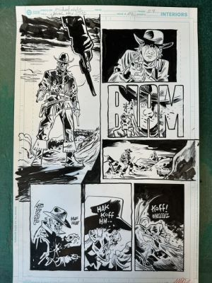 JONAH HEX AND THE SHADOW OF DEATH #1 PAGE 4 MICHAEL WALSH INTERIOR ART | Scott’s Collectables