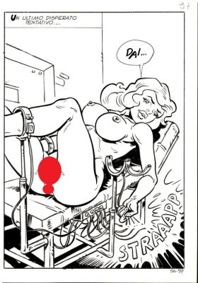 Angiolini, Sandro - 6 Original page - La Poliziotta #56 - 1982 | Catawiki