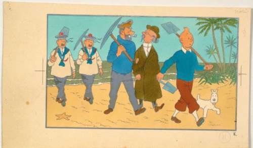 Hergé Georges Remi Dit (1907-1983) | LE TRÉSOR DE RACKHAM LE ROUGE | Artcurial