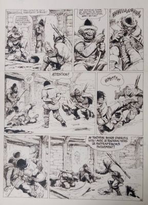 Rosinski , Grzegorz - 1 Original page - Thorgal - T 15 - Le maître des montagnes