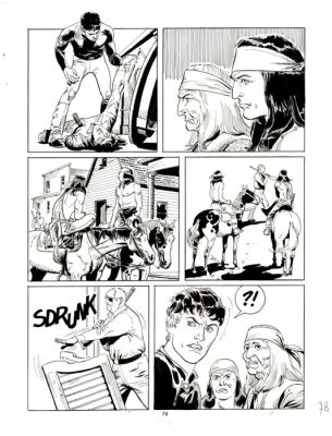 Diso, Roberto - 2 Original page - Mister No #106 - "Il marchio dell’assassino" - 1984 | Catawiki