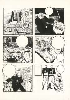 Serge CLERC (né en 1957) Sam Bronx et les robots | Phoenix Auction