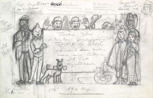 Hergé Georges Remi Dit (1907?1983) | LE TEMPLE DU SOLEIL | Artcurial