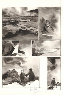 Emmanuel Lepage | Au pied des étoiles, Planche originale | Daniel Maghen