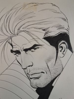 Castellini, Claudio - 1 Original drawing - Ritratto di Nathan | Catawiki