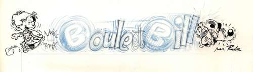 Roba | Boule et Bill, illustration à l’encre de Chine… | Millon