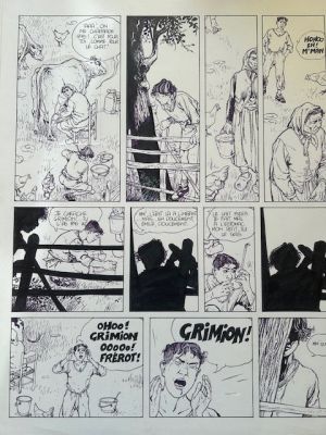 Makyo, Pierre - 1 Original page - Grimion gant de cuir T1, planche 22 - 1984 | Catawiki