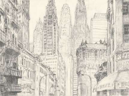 Nicolas de Crecy (Né En 1966) Perspective Nevski | Little Petrograd, Brooklyn | Artcurial