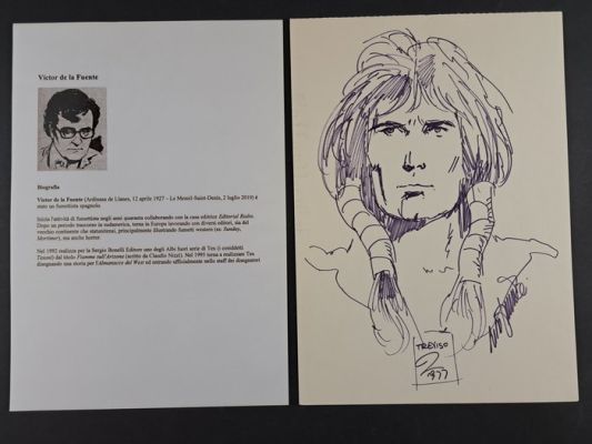 De la Fuente, Victor - 1 Original drawing - Arco Nero