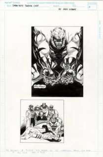 Kubert, Andy - MARVEL UNIVERSE SERIES 5 (1995) - SABRETOOTH #115 Trading Card Art | ComicConnect