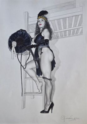 Casotto, Giovanna - 1 Original drawing - Burlesque
