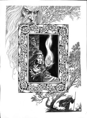 Enrique Alcatena – Tavola Originale "Merlino" (1994) | Love Original Art
