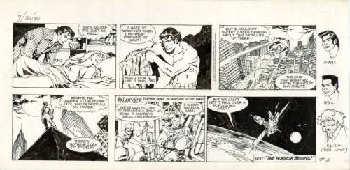 Dery, Floro - SPIDER-MAN SUNDAY STRIP Strip Art