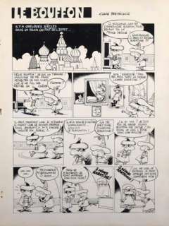 Bretecher, Claire | LE BOUFFON Planche originale Ã  l’encre de chine, signée | Cornette de St Cyr