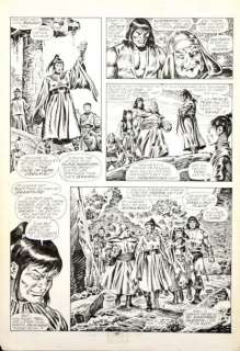 Buscema, John | CONAN Planche originale Ã  l’encre de chine page 25 43 x 29 | Cornette de St Cyr