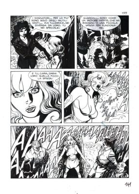 Mari, Nicola - 1 Original page - Dylan Dog Speciale #23 - "L’angelo caduto" - 2009 | Catawiki