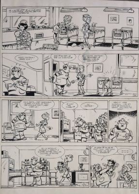 Berck - 1 Original page - Sammy - Tome 17 Les bébés flingueurs planche 02 | Catawiki