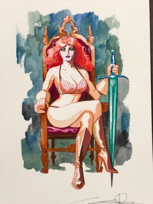 Candita, Giuseppe - 1 Original drawing - G.Candita - Red Sonja young - 2026 | Catawiki