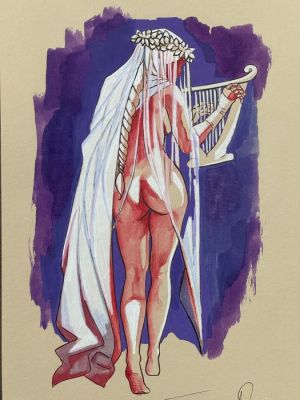 Candita, Giuseppe - 1 Original drawing - G.Candita - La Druida - 2026 | Catawiki