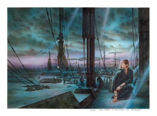 Luis Royo | illustration originale, A Word for Stranger | Daniel Maghen