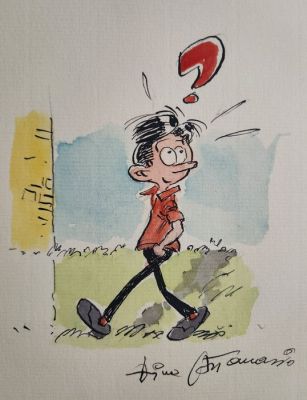 Franquin / Attanasio - 1 Original drawing - Modeste & Pompon | Catawiki