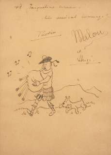 Hergé (Georges Remi Dit) 1907-1983 | Tintin en kilt | Artcurial