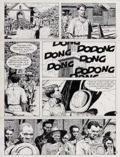 Auclair | Le Sang du Flamboyant, planche n°97 à encre de… | Millon