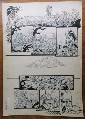 Atilio Rojo - 1 Original page - Transformers - Dark Cyberton | Catawiki