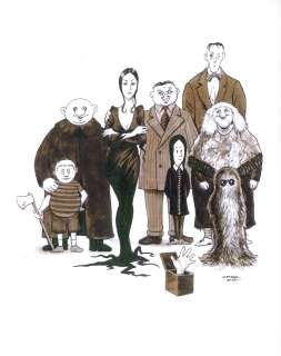 Rainier Engel | 2017 THE ADDAMS FAMILY DRAWING | Tri-State Original Art