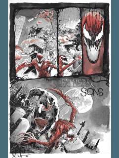 Dave Wachter | Venom: Black, White & Blood #1: Fathers & Sons Page 01 | Dave Wachter