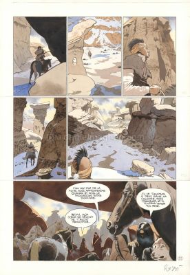 Christian Rossi | Comanche Trail, Planche originale n° 92 | Daniel Maghen
