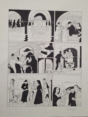Renaud (Denauw, Renaud) - 1 Original page - Harry Dickson T11 - Le Messager des Dieux, planche 17 - 2016 | Catawiki