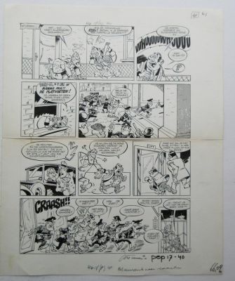 Attanasio, Dino / Martin Lodewijk - 1 Original page - Johnny Goodbye - De terugkeer van Al Capone p. 41 - 1977 | Catawiki