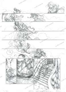 Cinzia Di Felice | Planche Originale La Fontaine dans le ciel Tome 2 Planche 36 | La BD s’expose
