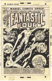 Sal Buscema - Fantastic Four #123 Cover