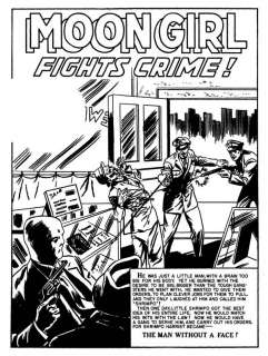 179: Sheldon Moldoff 10 pgs from Moon Girl Fights Crime | Russ Cochran