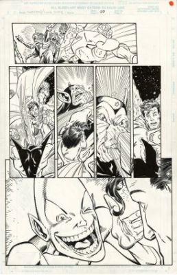 Lim, Ron - SILVER SURFER/SUPERMAN #1 Interior Page | ComicConnect (Buy It Now)