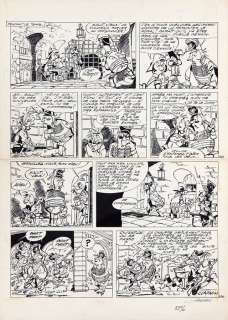 Sandron - Lot 611 - Godaille et Godasse, planche n°37 à l‘encre de…